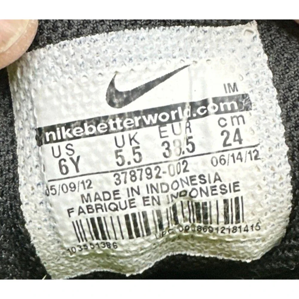 Nike Sweet Classic High 2012 Athletic Shoes Girls Size 6 Kids OR 7.5 Women’s